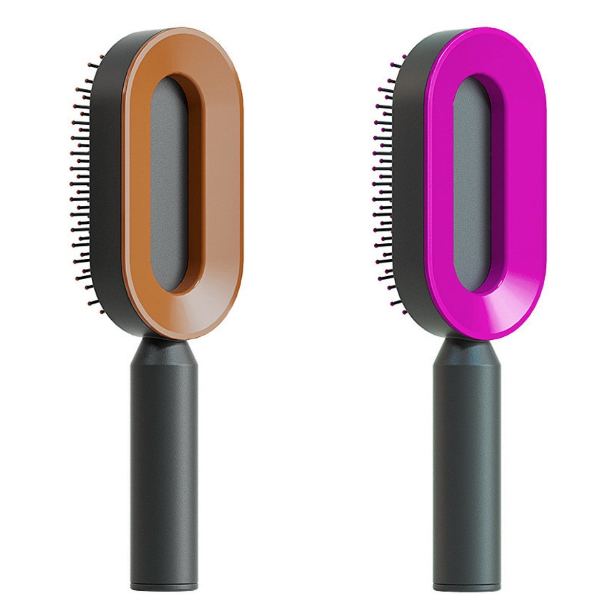 Self-Cleaning Hair Brush - Scalp Massage & Detangling Comb