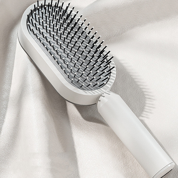 Self-Cleaning Hair Brush - Scalp Massage & Detangling Comb