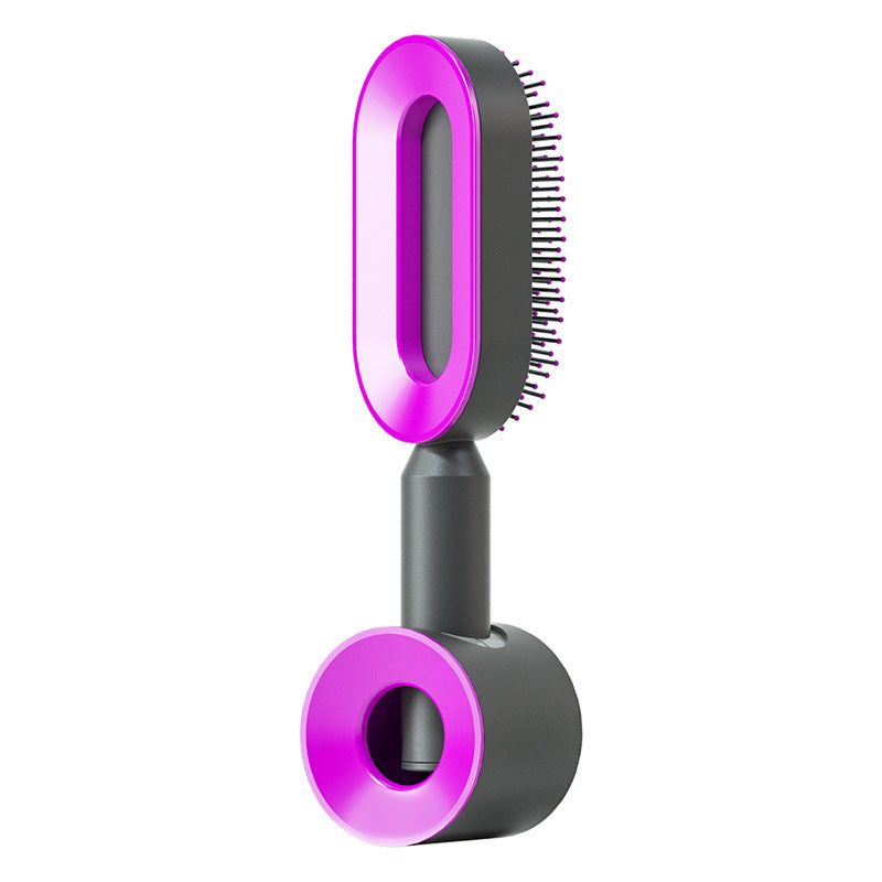 Self-Cleaning Hair Brush - Scalp Massage & Detangling Comb