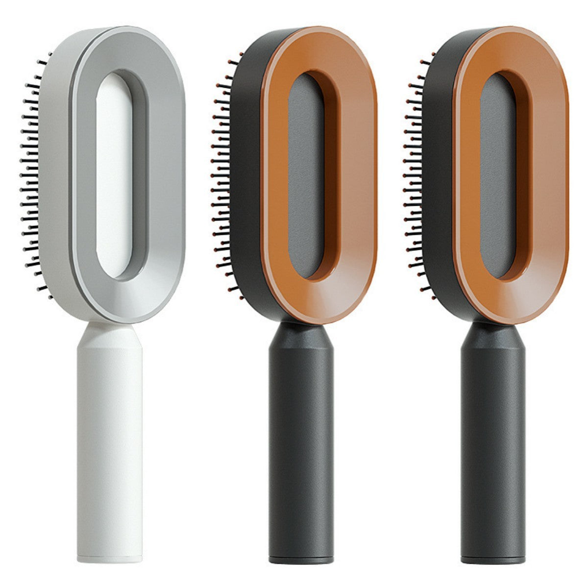 Self-Cleaning Hair Brush - Scalp Massage & Detangling Comb