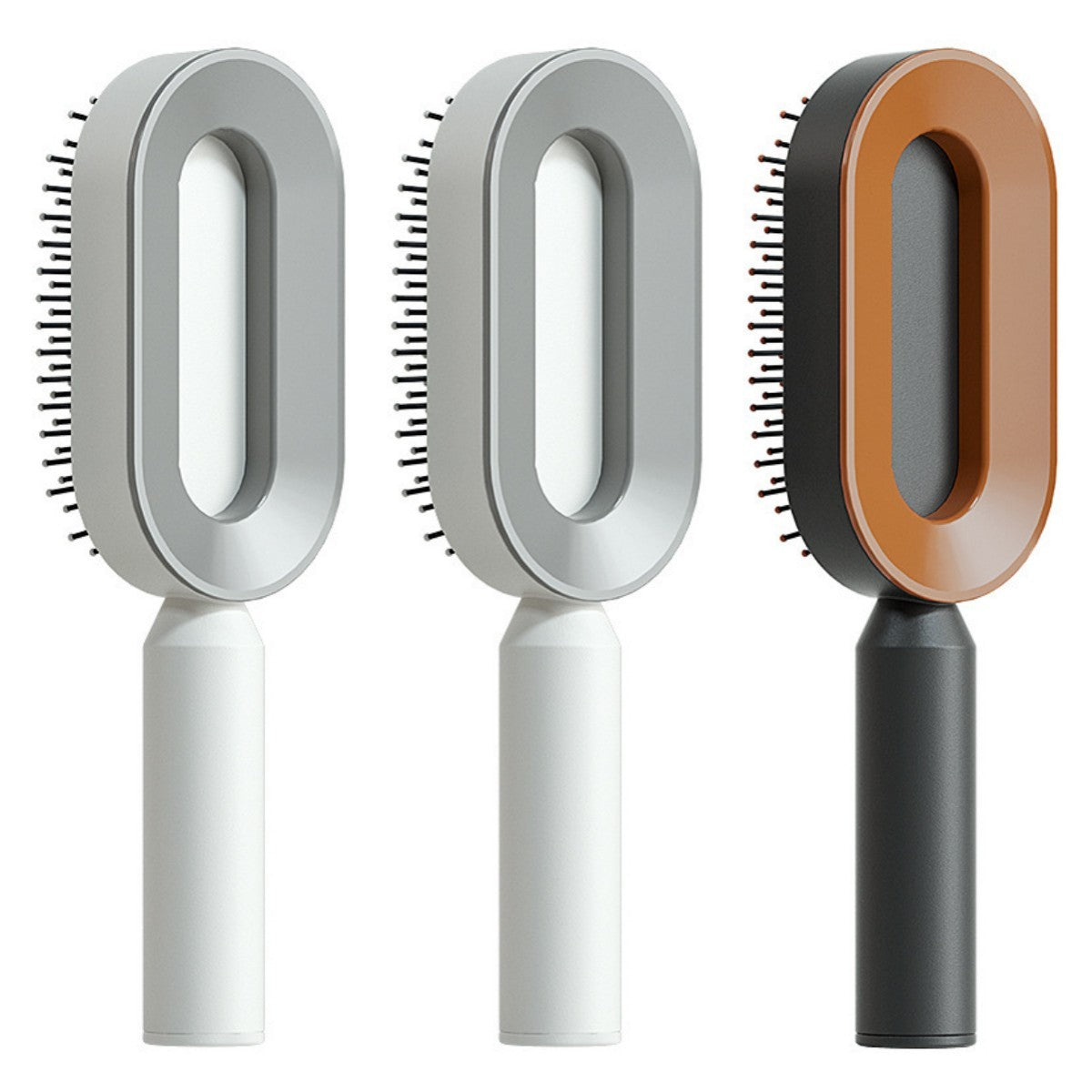 Self-Cleaning Hair Brush - Scalp Massage & Detangling Comb