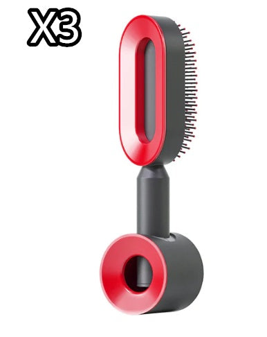 Self-Cleaning Hair Brush - Scalp Massage & Detangling Comb