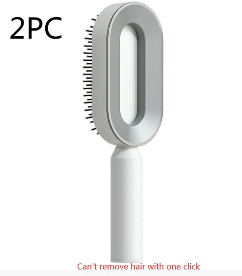 Self-Cleaning Hair Brush - Scalp Massage & Detangling Comb