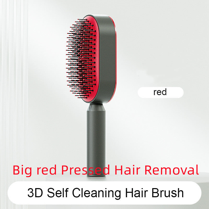 Self-Cleaning Hair Brush - Scalp Massage & Detangling Comb