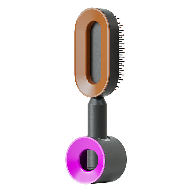 Self-Cleaning Hair Brush - Scalp Massage & Detangling Comb