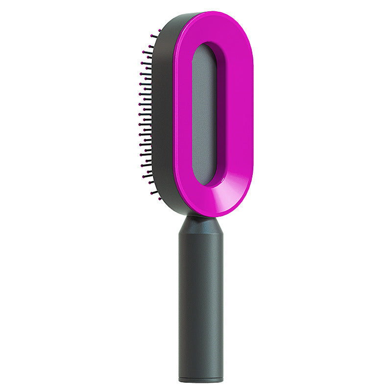 Self-Cleaning Hair Brush - Scalp Massage & Detangling Comb